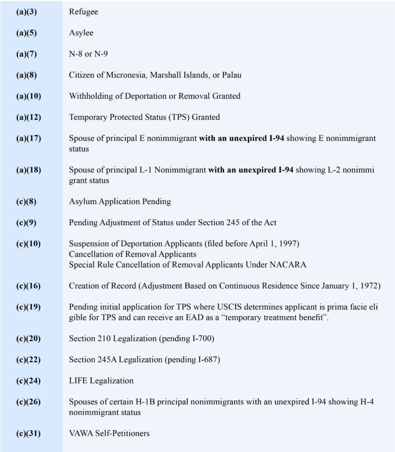Marriage Green Card and Citizenship Attorneys The Temporary 540Day EAD